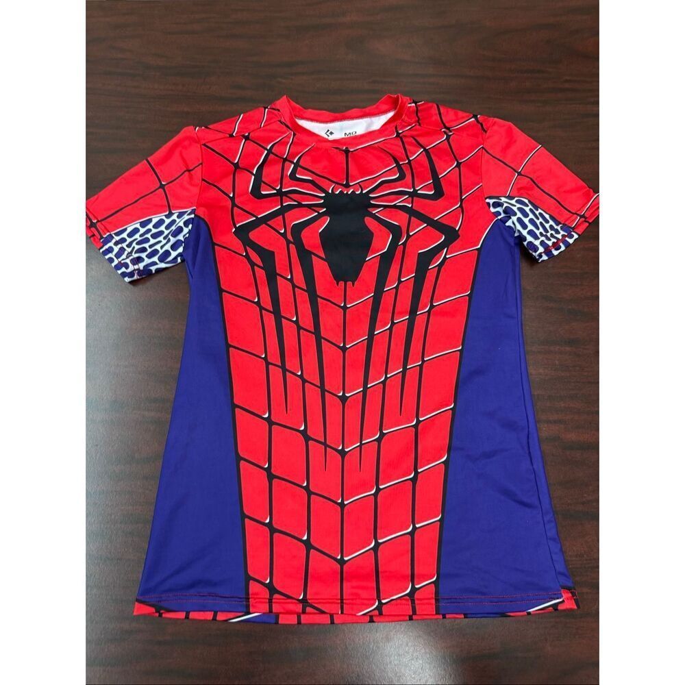 Cody Lundin Spider-Man Compression Short Sleeve Shirt Size Medium